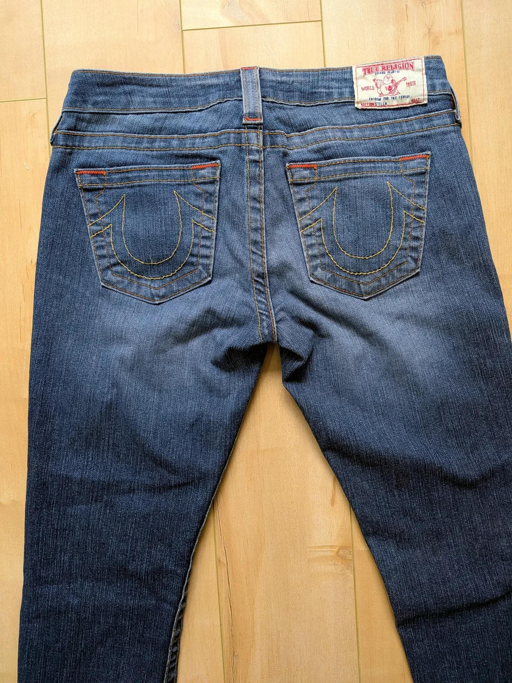 Vintage Y2K 00's USA Made True Religion Women’s Denim Jeans Classic Back Pocket - Picture 5 of 11